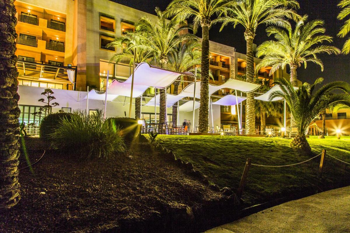 Jardín al aire libre en Hotel Valle del Este