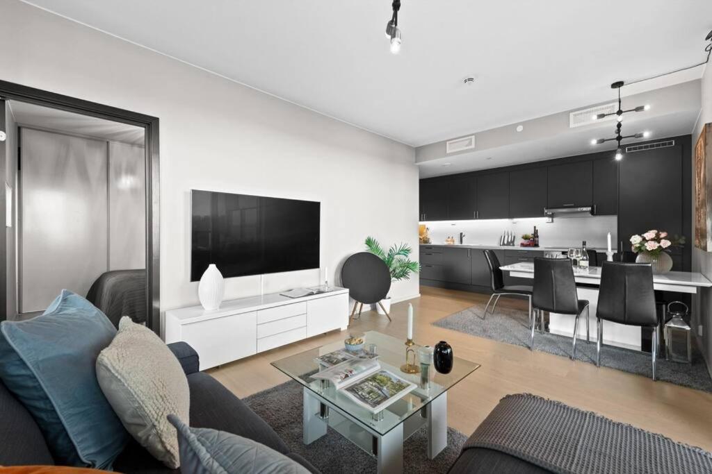 Exclusive apartment Barcode, terrace, Oslofjord view - Hizvo