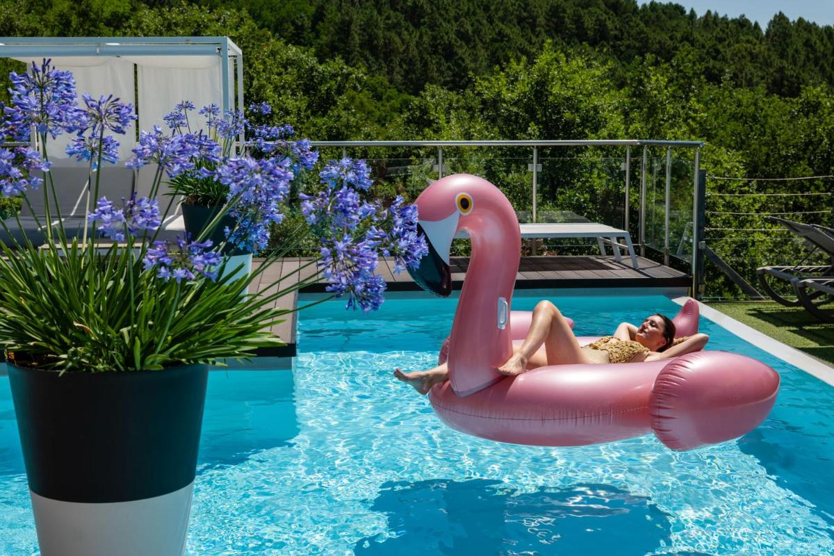 Piscine de l'établissement Domaine de Chalvêches Hôtel SPA 4* ou située à proximité