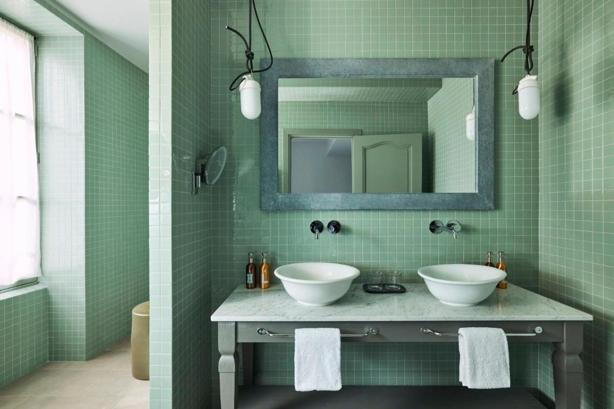 Salle de bains dans l'établissement COMO Le Montrachet