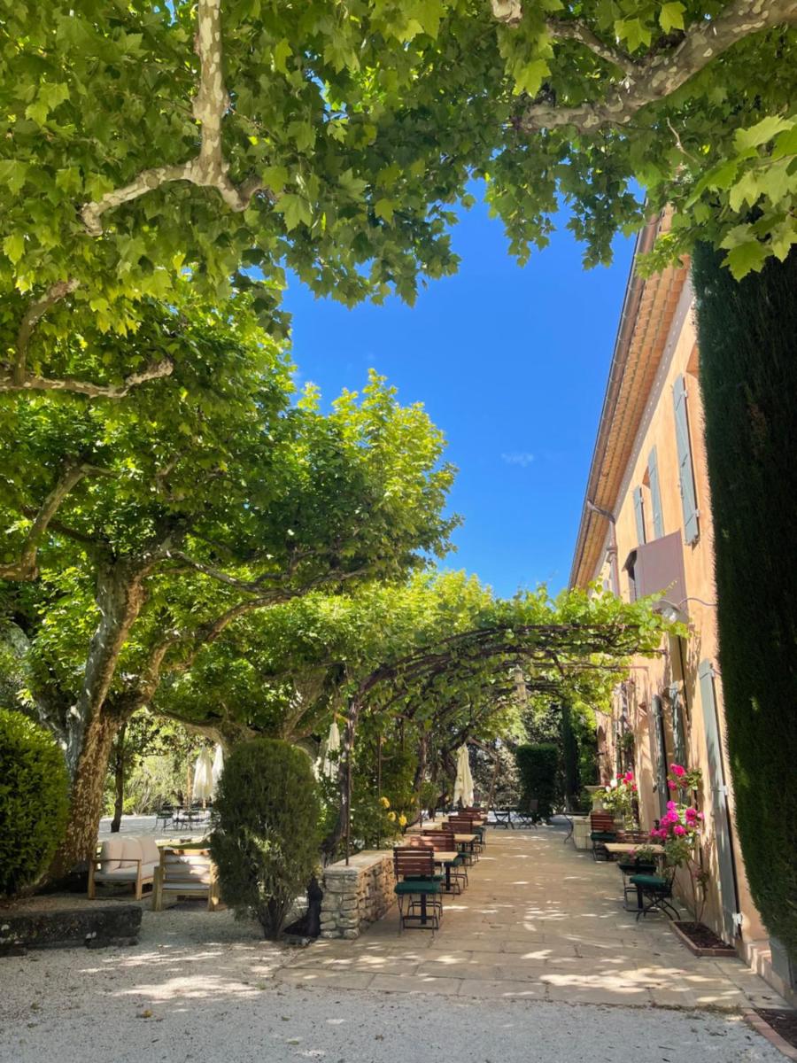 Jardin de l'établissement Hôtel Le Mas des Grès & Restaurant Sous les Platanes