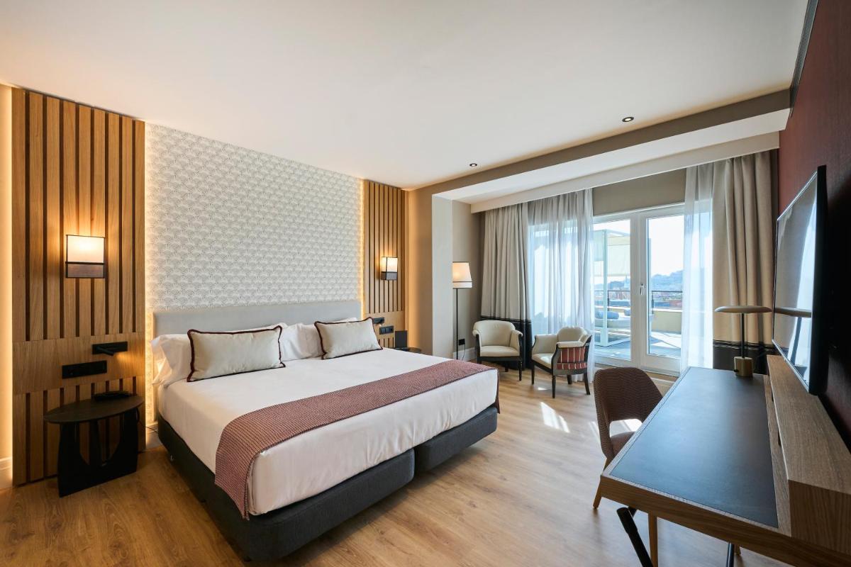 Cama o camas de una habitación en Catalonia Ramblas 4* Sup