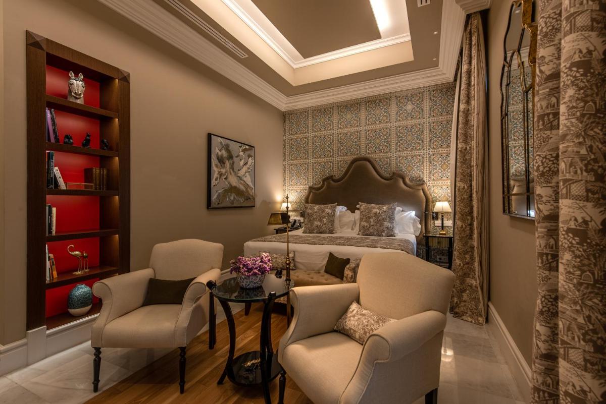 Zona de estar de Hotel Casa Palacio María Luisa