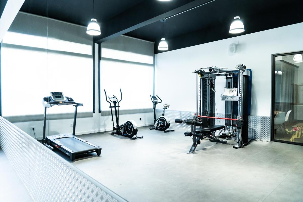 Gimnasio o instalaciones de fitness de Hotel Planas
