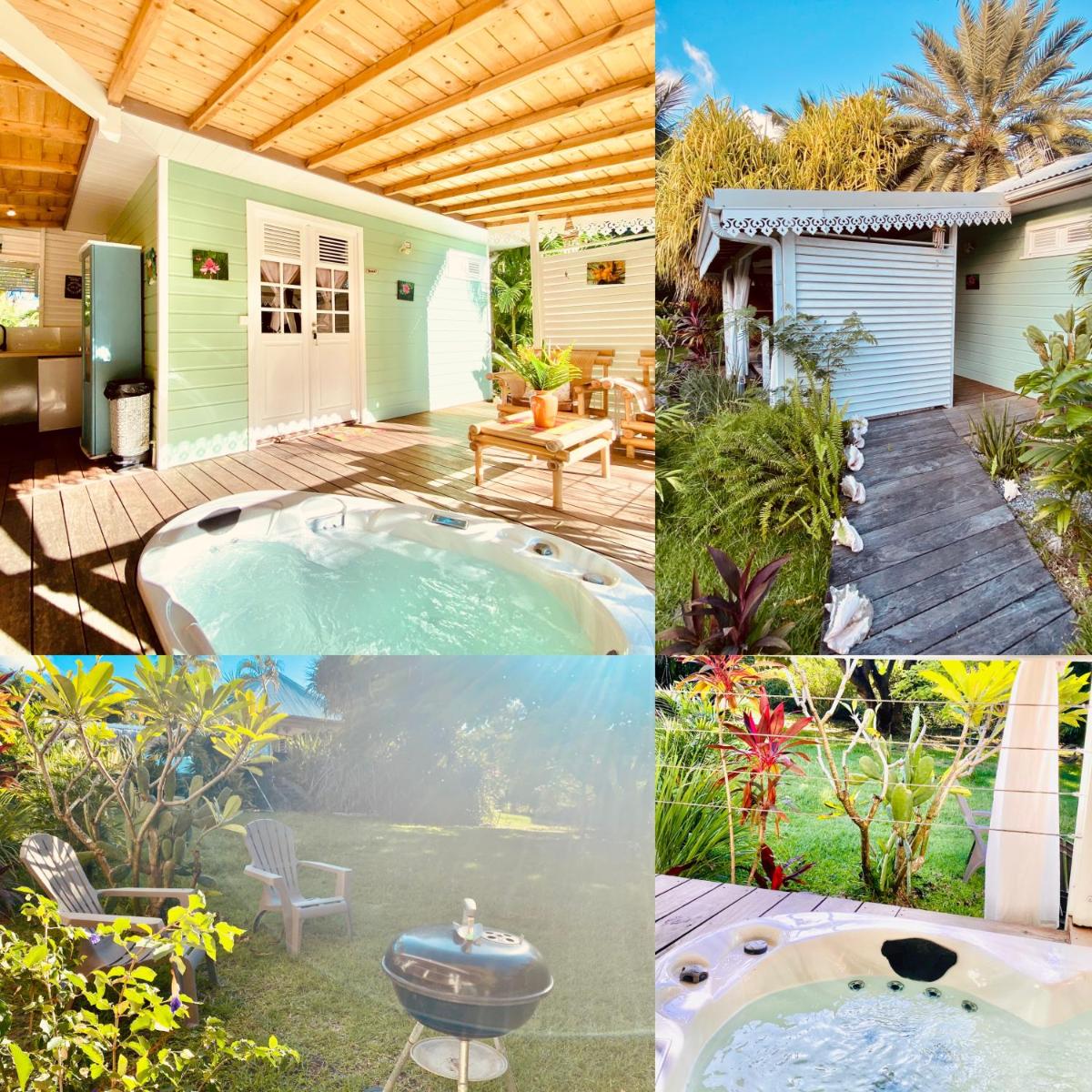 Villa Gaïa - Bungalow Ti-Zen et son jacuzzi niché dans un jardin tropical, séjour en amoureux - Housity