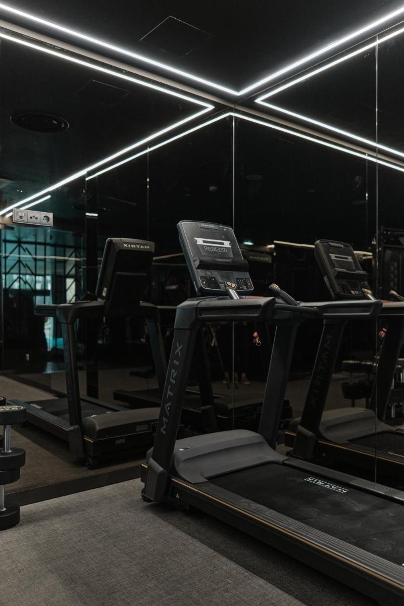 O centro de fitness e/ou as comodidades de fitness de GA Palace Hotel & Spa, a XIXth-Century Villa