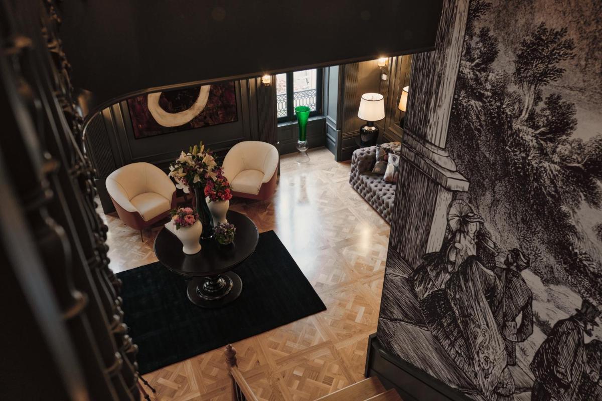 Uma área de estar em GA Palace Hotel & Spa, a XIXth-Century Villa