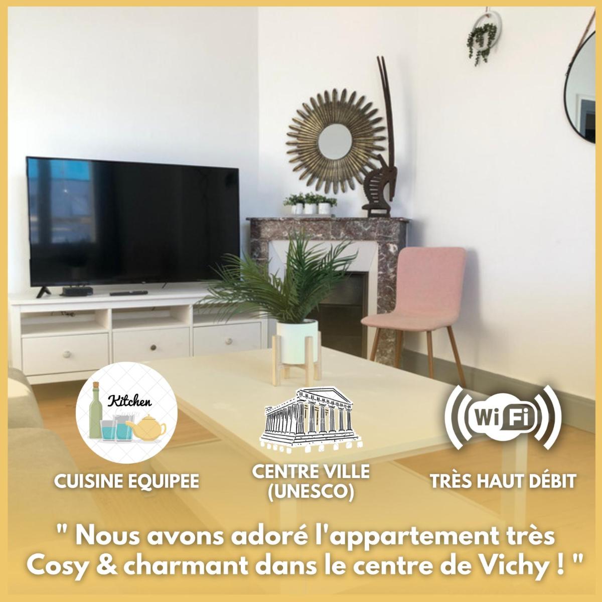 Le Joyau caché - Superbe appartement tout équipé Centre Vichy proche Gare et thermes - Cures - Housity