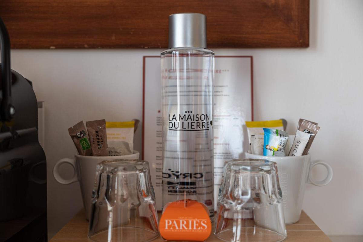 Boissons dans l'établissement Hôtel & Espace Bien-être La Maison du Lierre