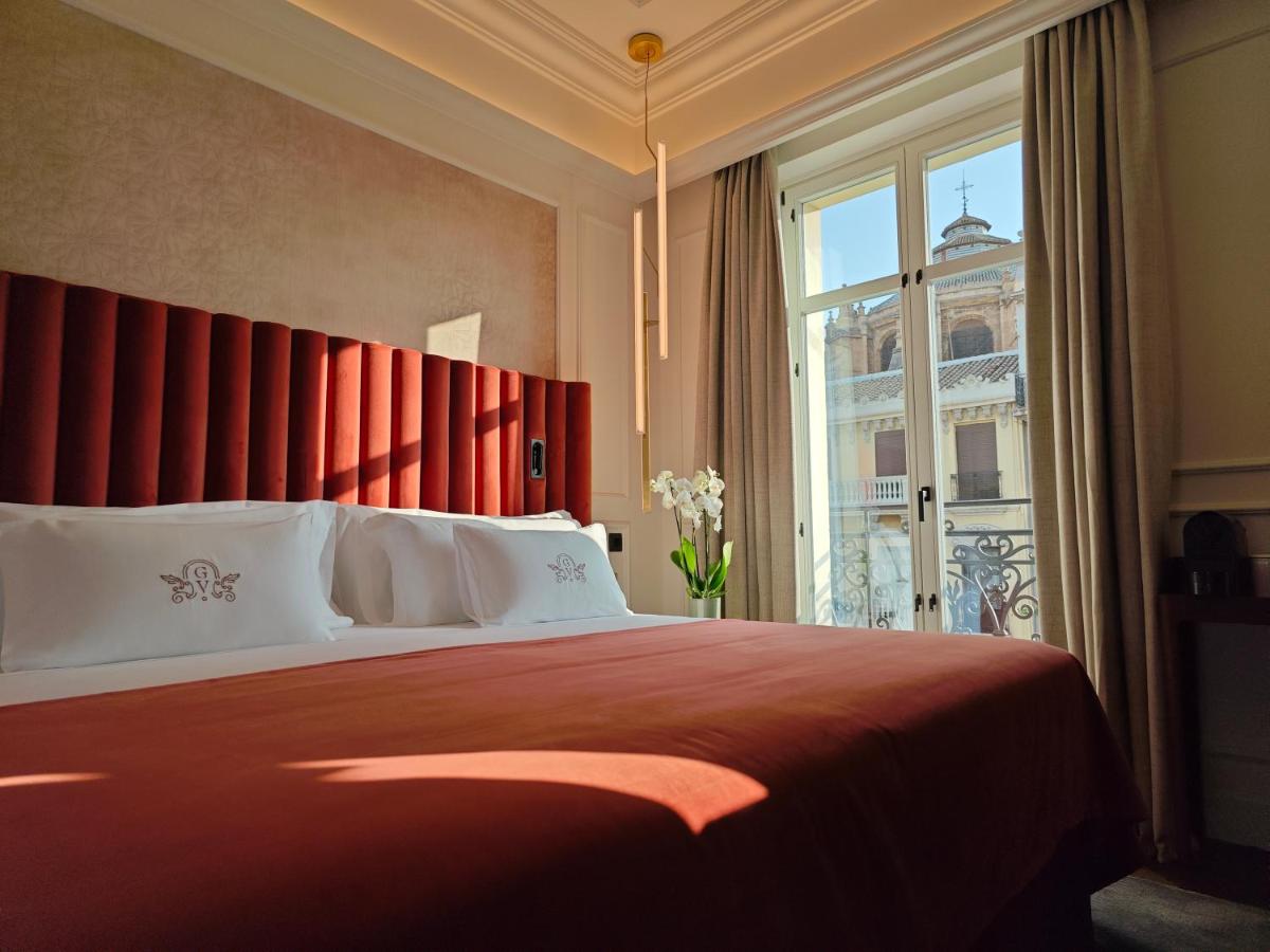 Cama o camas de una habitación en Palacio Gran Vía, a Royal Hideaway Hotel