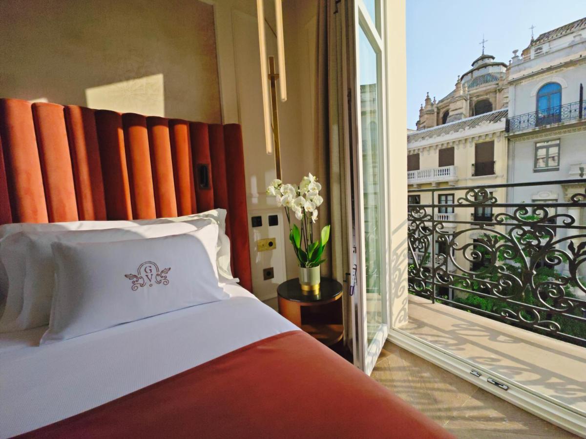 Cama o camas de una habitación en Palacio Gran Vía, a Royal Hideaway Hotel