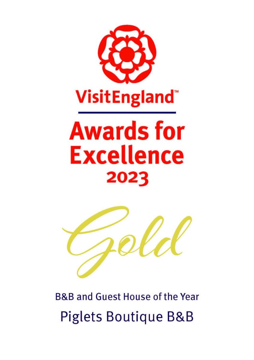 Piglets Boutique Country Stay - winner Best B&B and Guest House of the Year - VisitEngland 2023 - Housity
