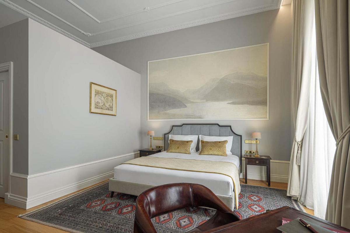 Uma cama ou camas num quarto em MS Collection Aveiro - Palacete Valdemouro
