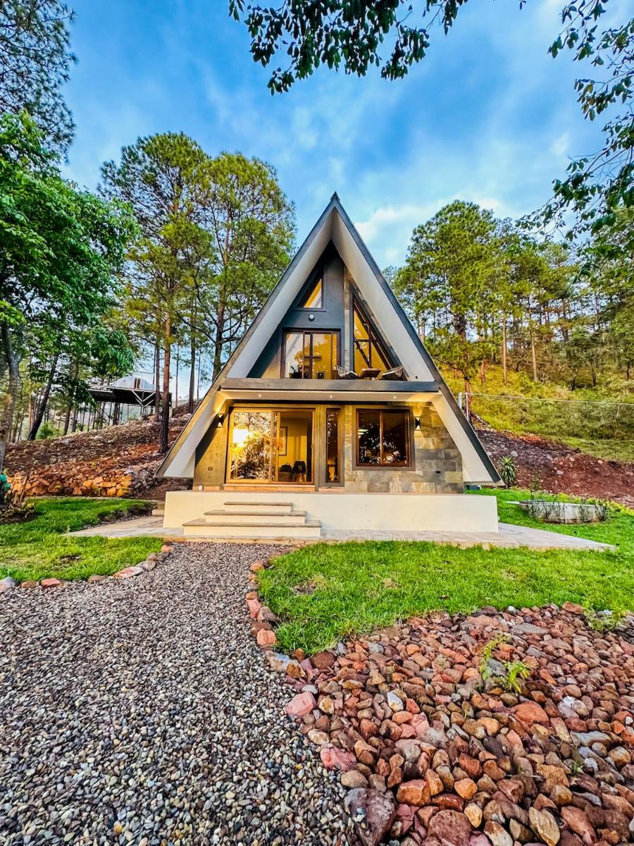 Tiny Pines A-Frame Cabin, Domes and Luxury Glamping Site - Housity