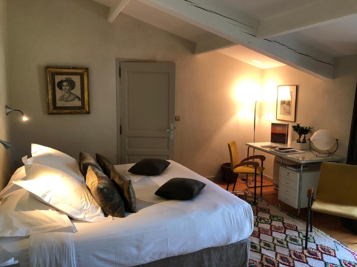Un ou plusieurs lits dans un hébergement de l'établissement Hotel Château Des Alpilles