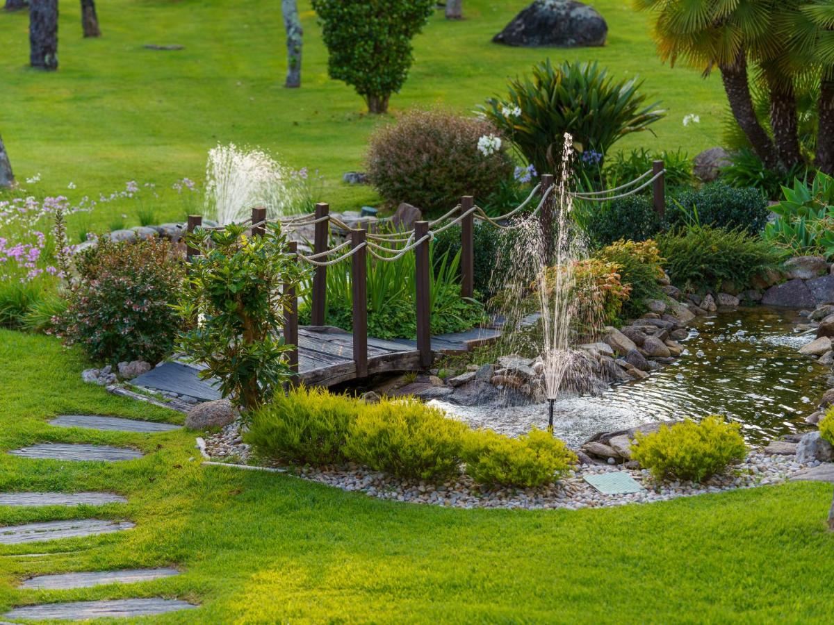 Jardín al aire libre en Hotel Spa Atlántico San Vicente do Mar