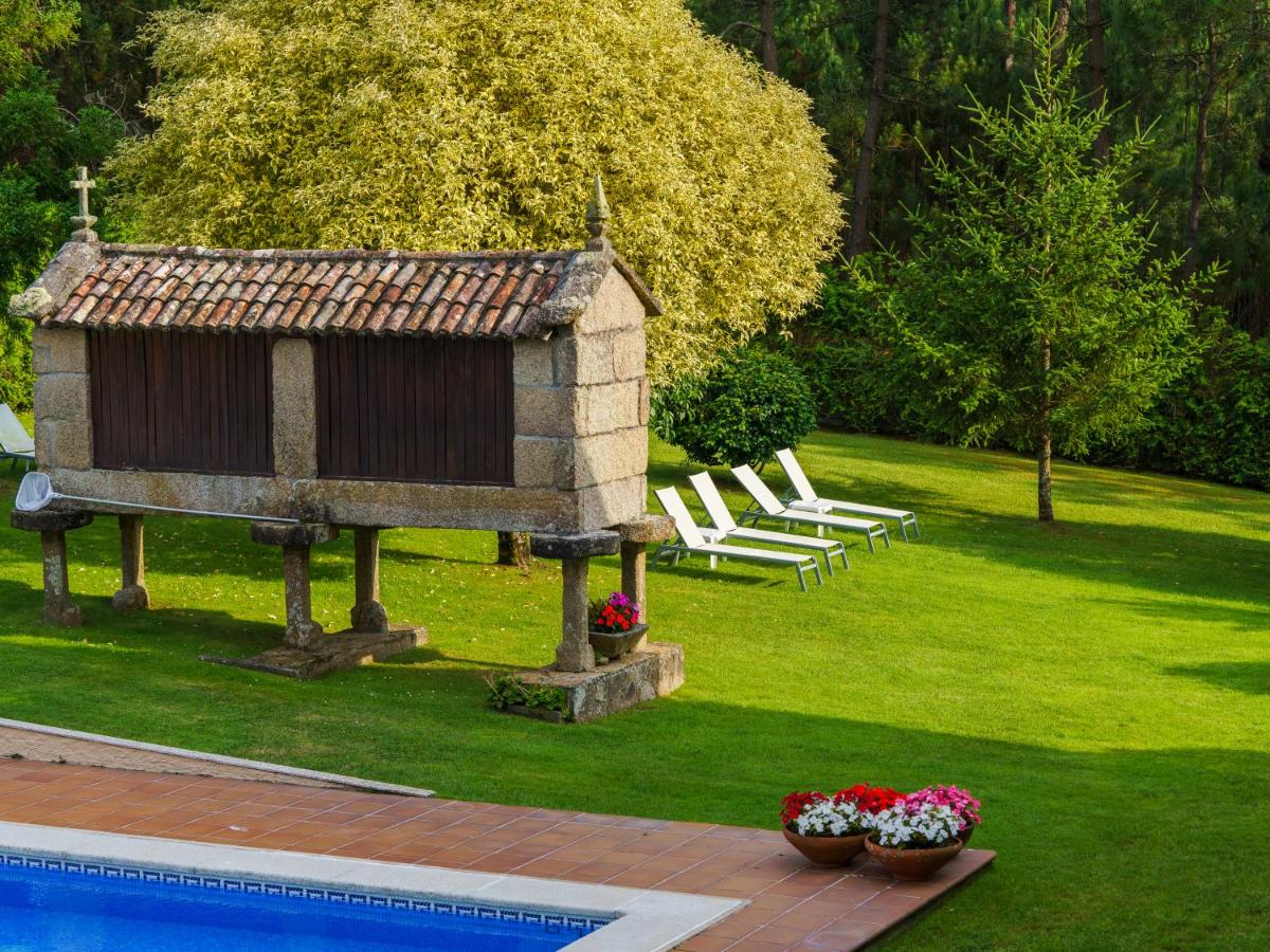 Jardín al aire libre en Hotel Spa Atlántico San Vicente do Mar