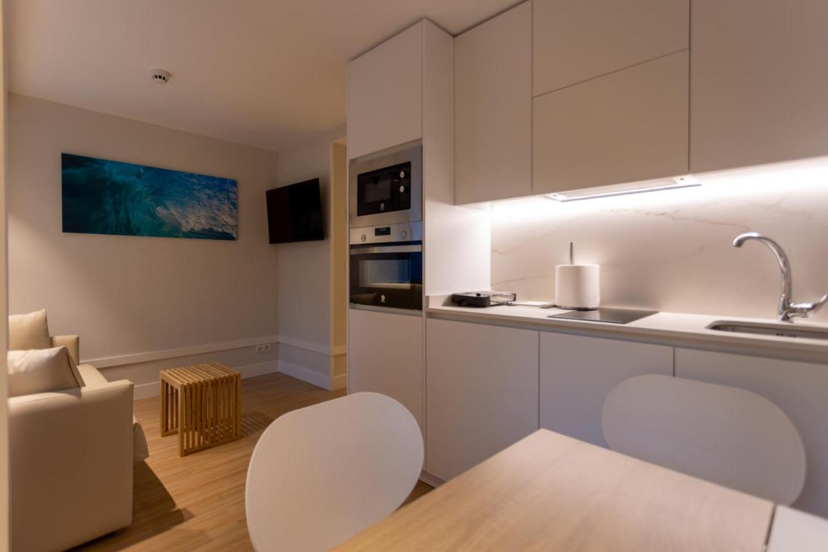 Una cocina o zona de cocina en Apartamentos&Spa Mundakaport