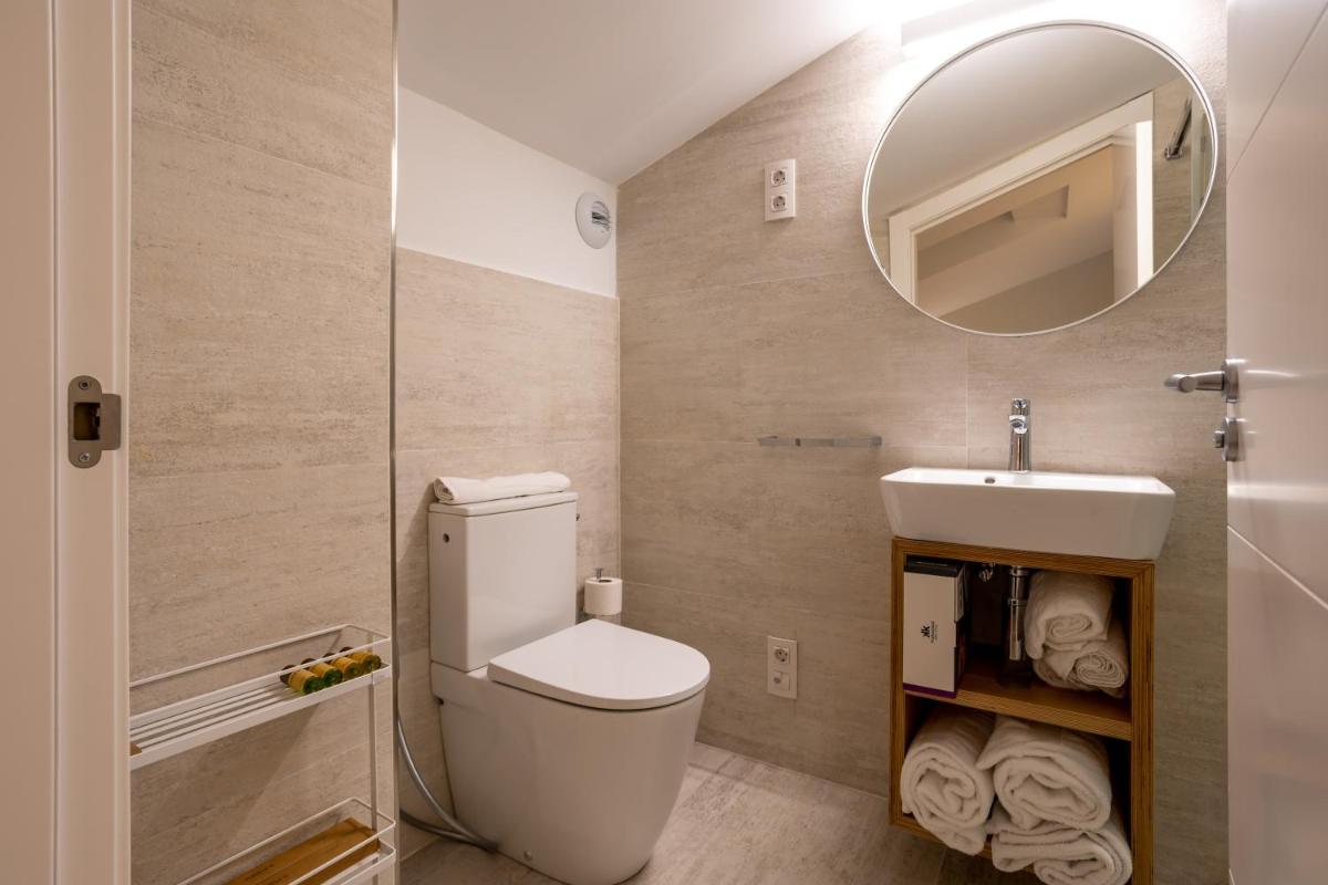 Un baño de Apartamentos&Spa Mundakaport
