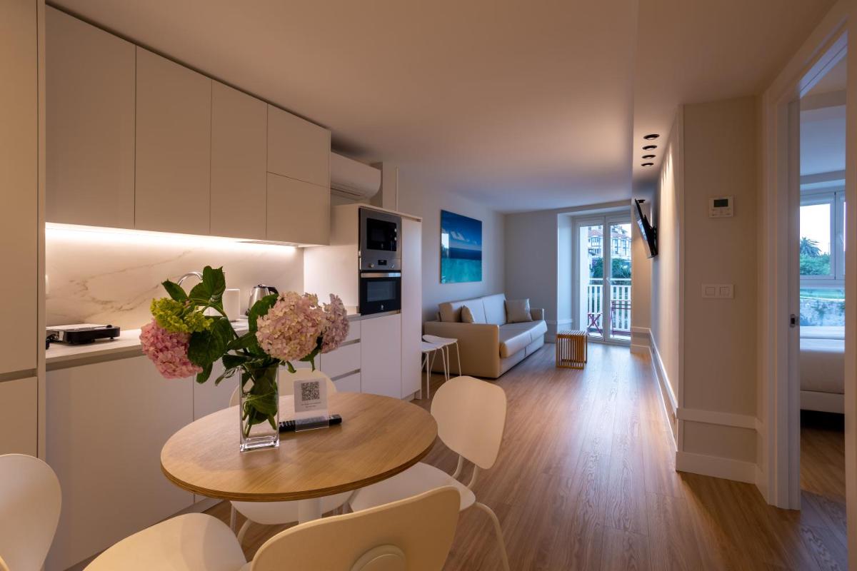 Una cocina o zona de cocina en Apartamentos&Spa Mundakaport