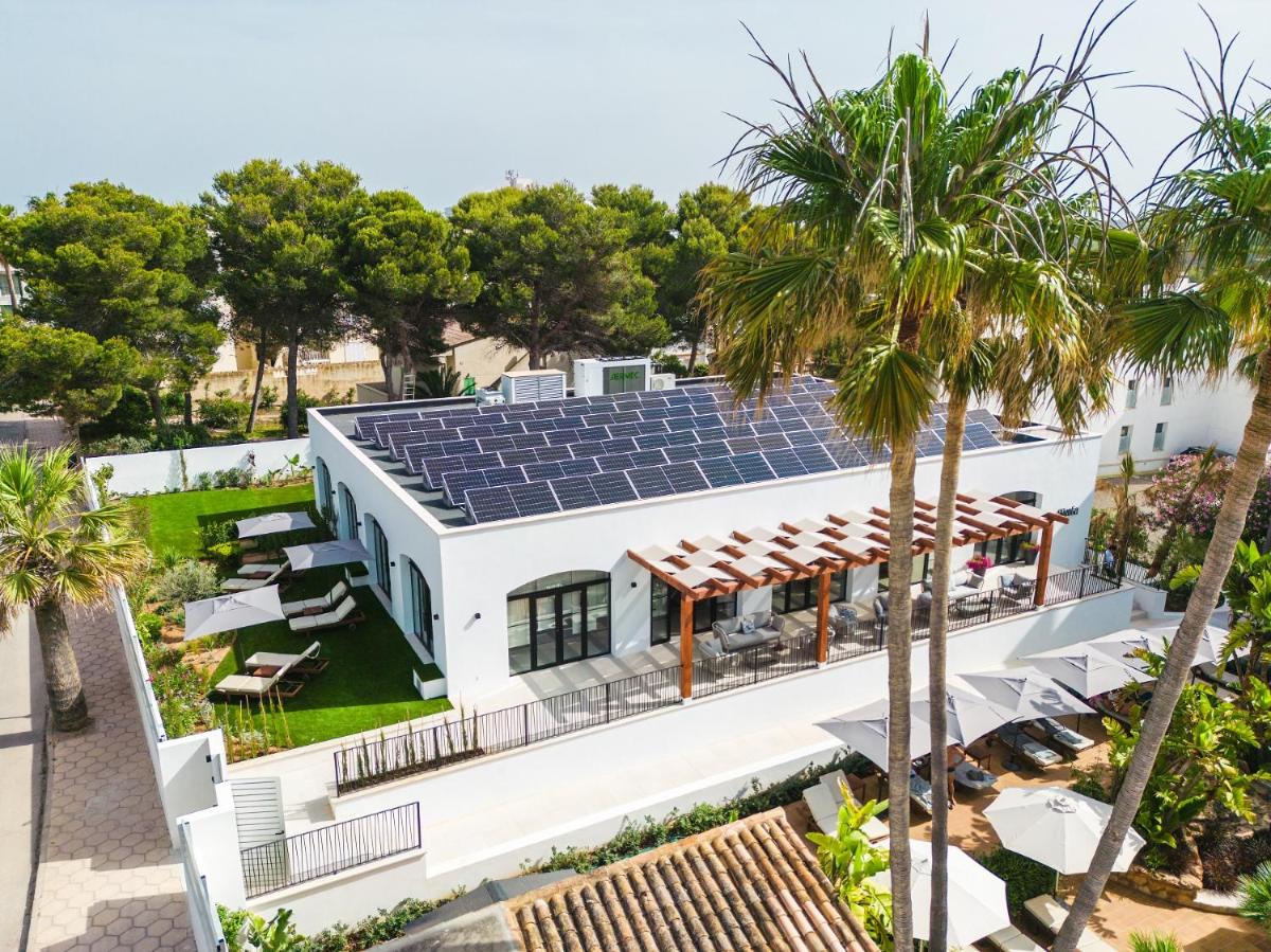 Jardín al aire libre en Boutiquehotel El Coto