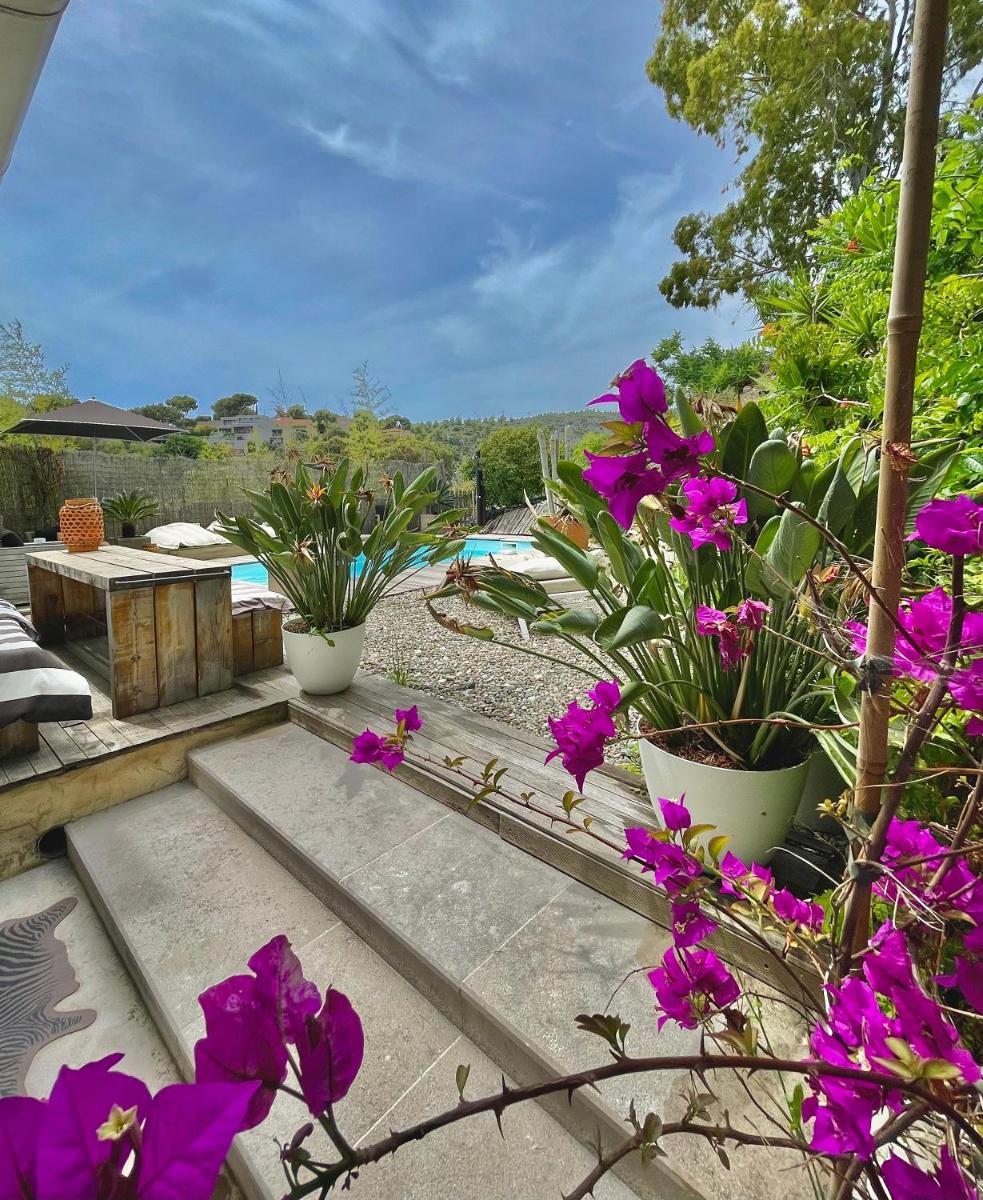 Jardin de l'établissement Hotel de La Plage - Mahogany