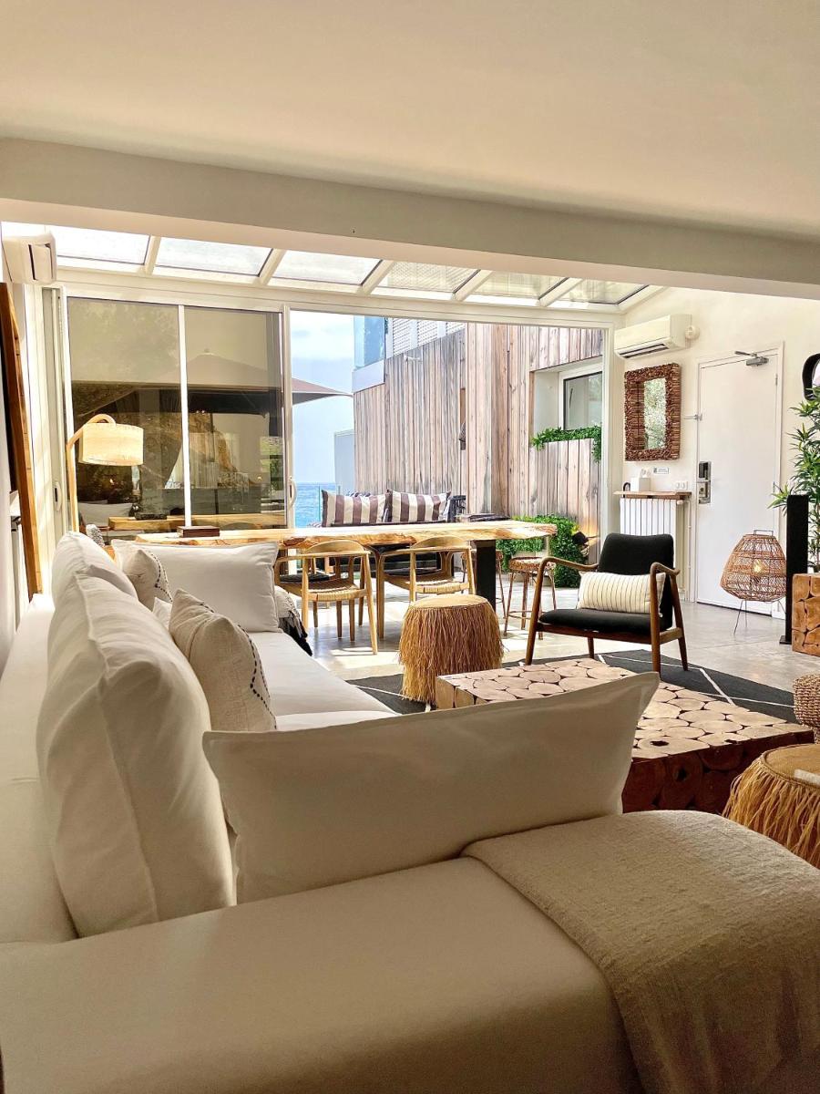 Coin salon dans l'établissement Hotel de La Plage - Mahogany