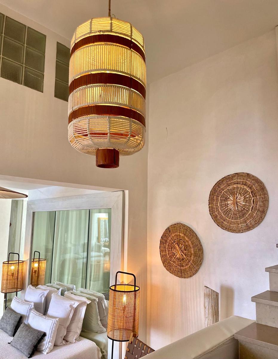 Coin salon dans l'établissement Hotel de La Plage - Mahogany