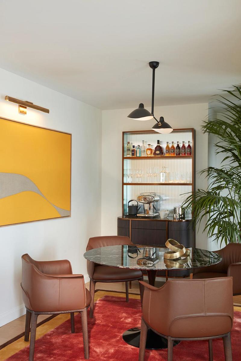 Coin salon dans l'établissement Villa-des-Prés