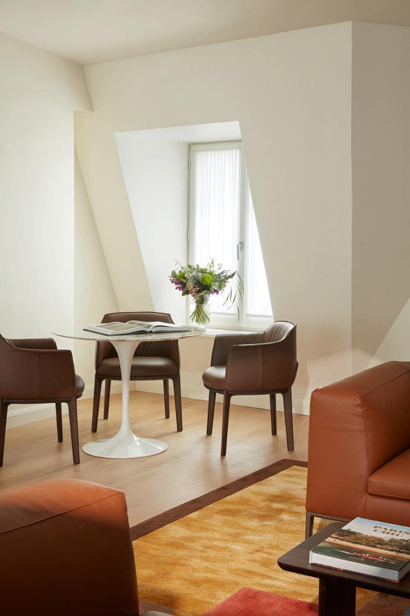 Coin salon dans l'établissement Villa-des-Prés