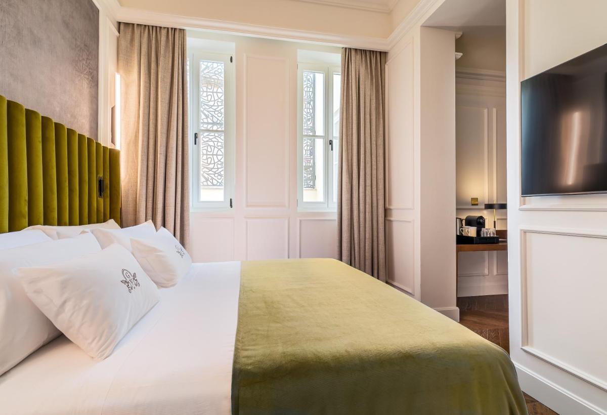 Cama o camas de una habitación en Palacio Gran Vía, a Royal Hideaway Hotel