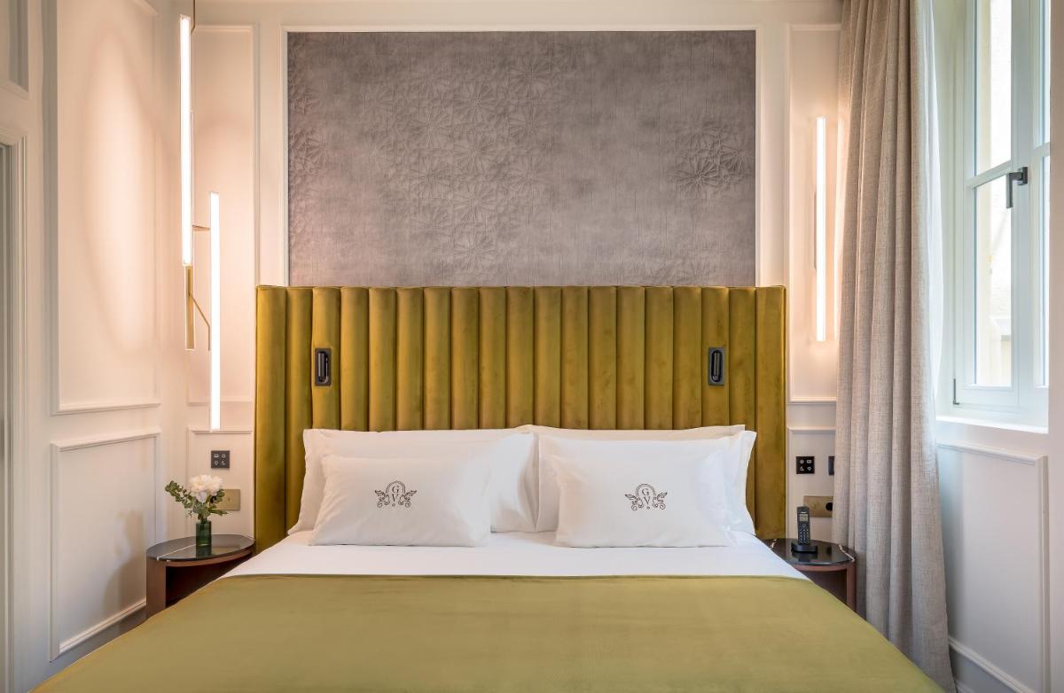Cama o camas de una habitación en Palacio Gran Vía, a Royal Hideaway Hotel