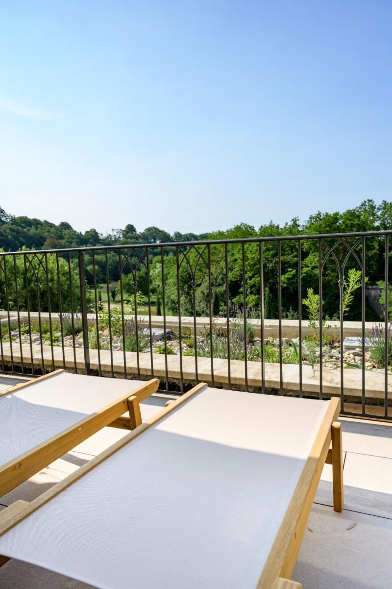 Balcon ou terrasse dans l'établissement Le Couvent des Minimes, un Hôtel & Spa L'Occitane en Provence