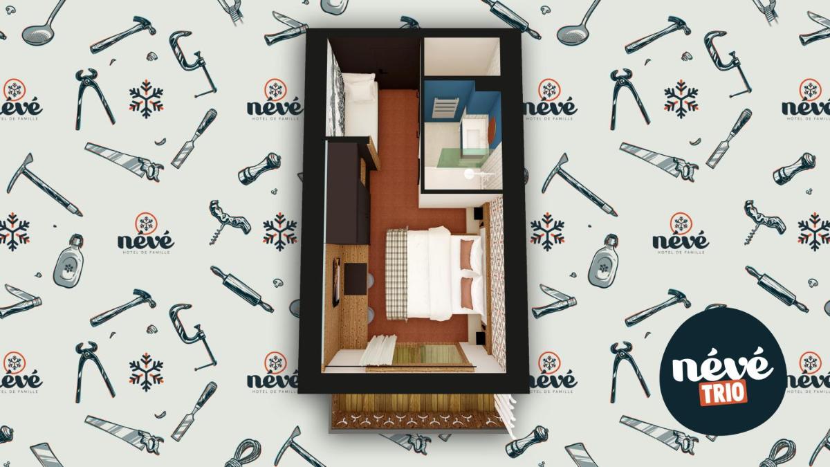 Plan de l'établissement Hôtel Névé