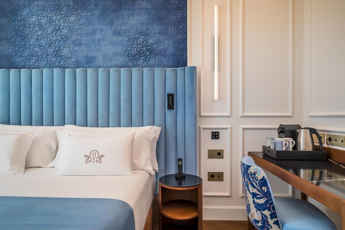 Cama o camas de una habitación en Palacio Gran Vía, a Royal Hideaway Hotel