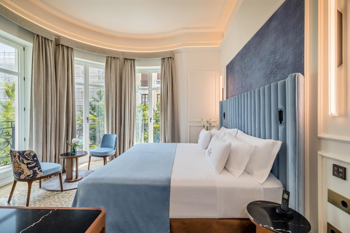 Cama o camas de una habitación en Palacio Gran Vía, a Royal Hideaway Hotel