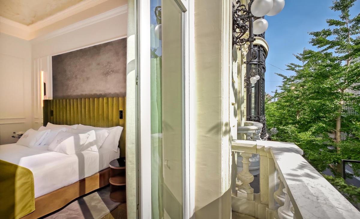 Cama o camas de una habitación en Palacio Gran Vía, a Royal Hideaway Hotel