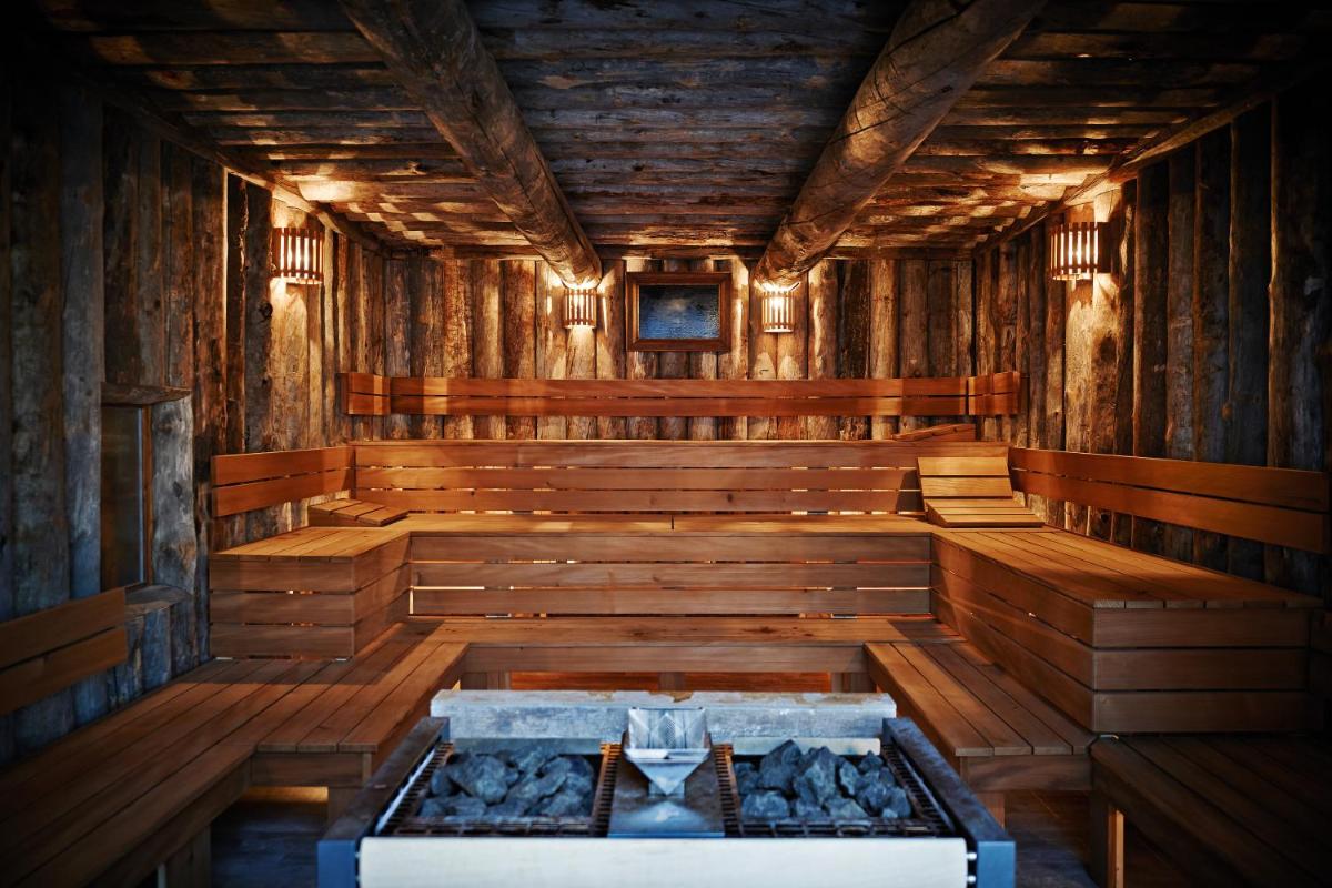 Ein Sitzbereich in der Unterkunft BLEICHE RESORT & SPA