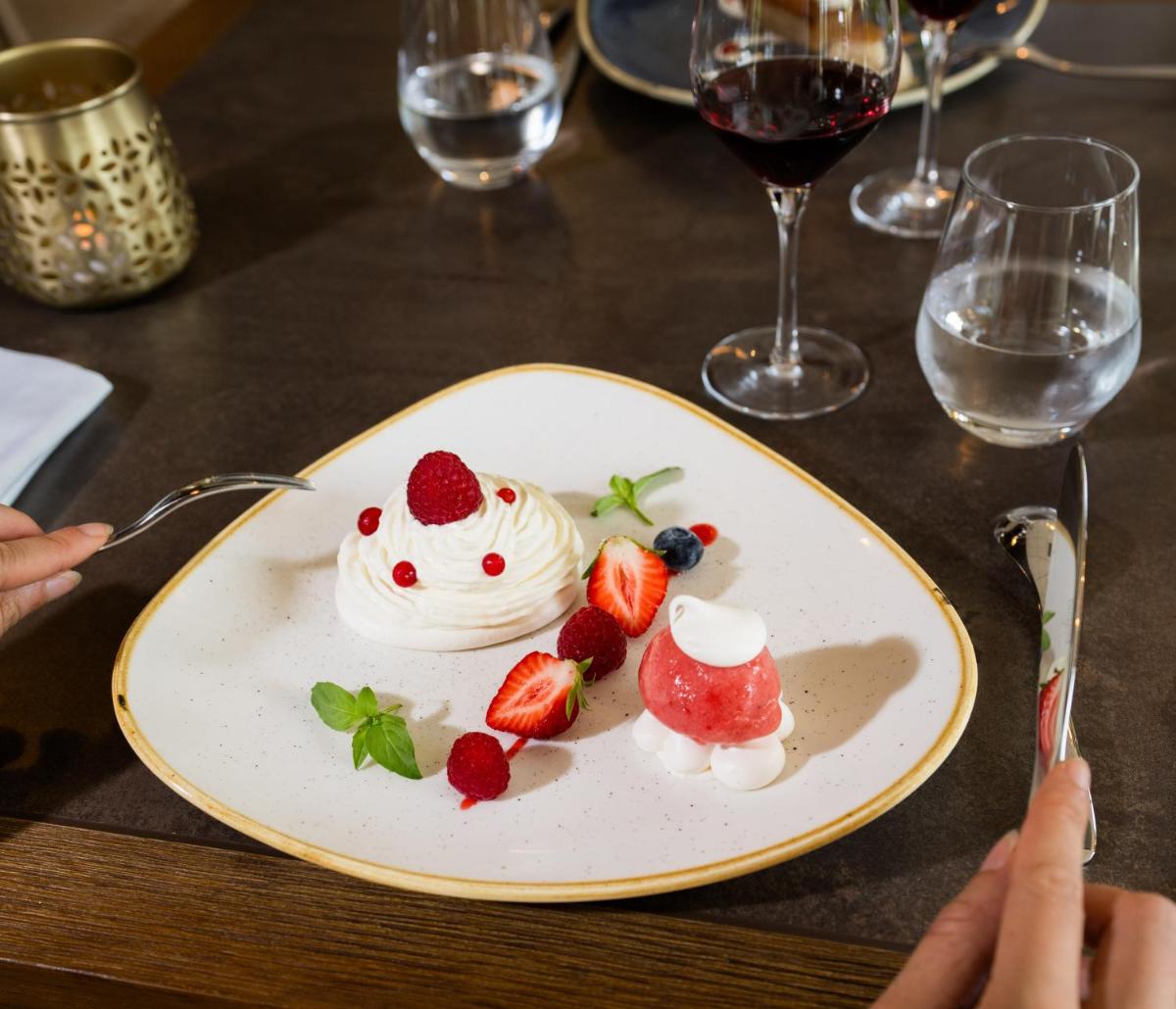Nourriture dans l'hôtel ou à proximité