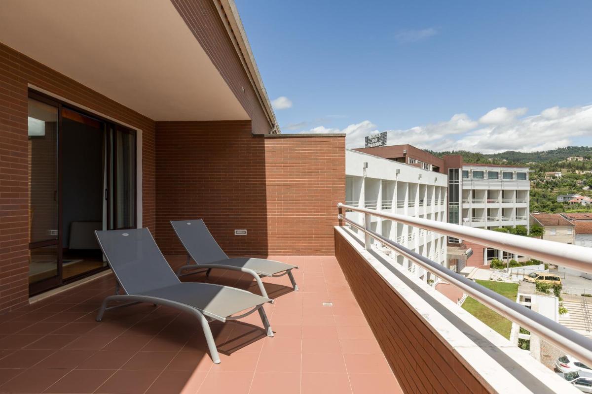 Uma varanda ou terraço em Hotel Do Parque - Congress & SPA