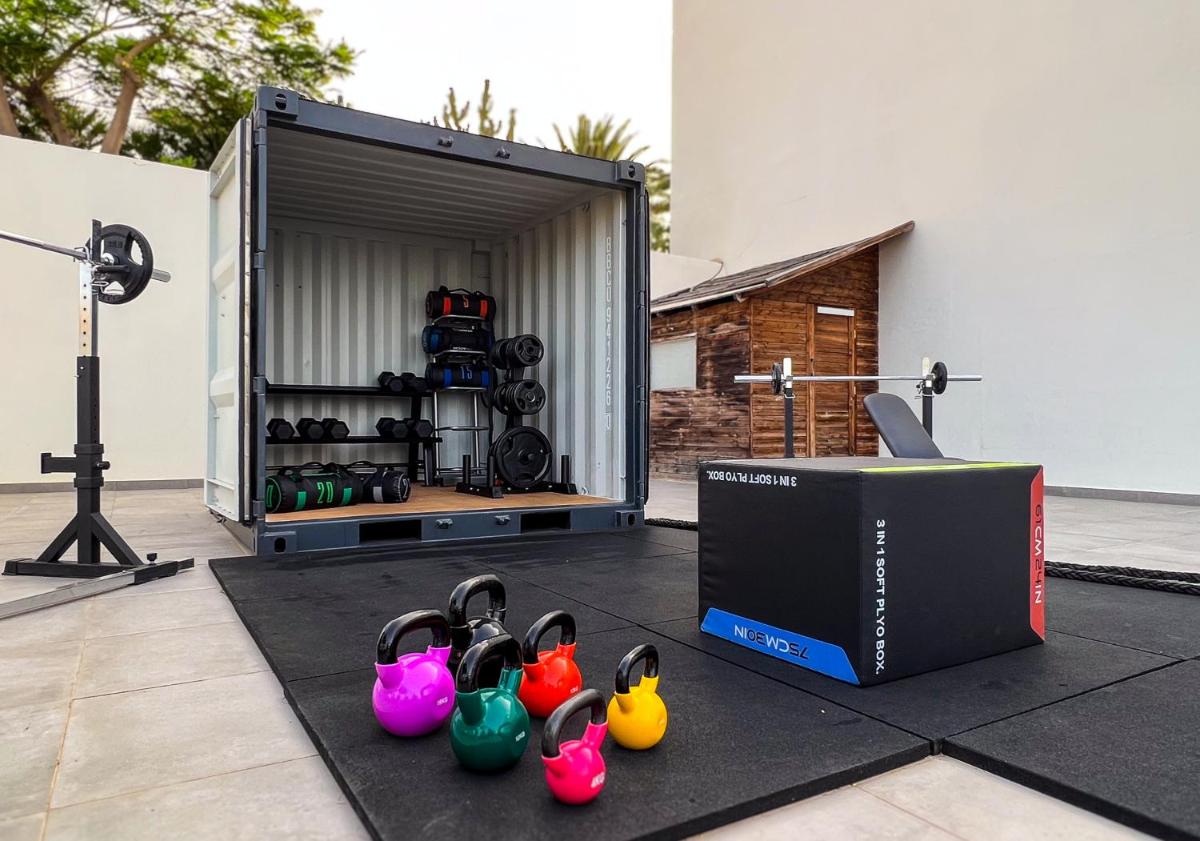Gimnasio o instalaciones de fitness de Alua Village Fuerteventura - All Inclusive