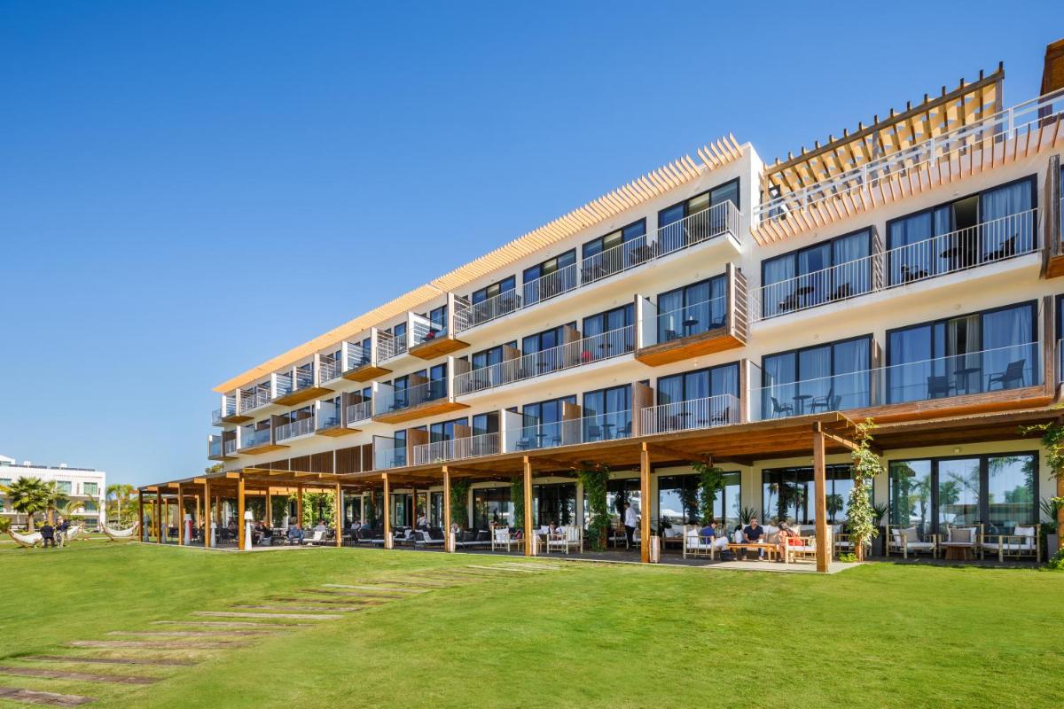 O edifício onde o hotel está situado