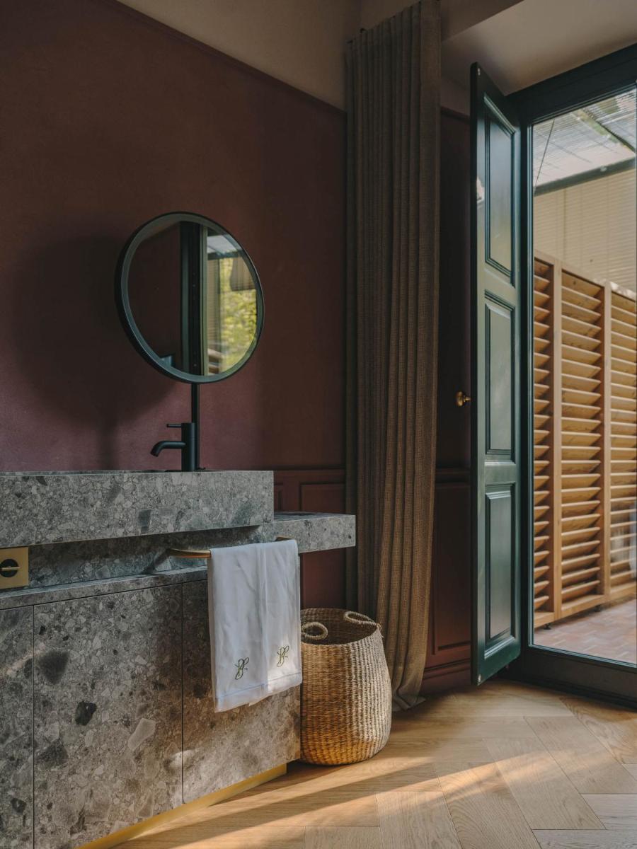 Un baño de Hotel Palau Fugit
