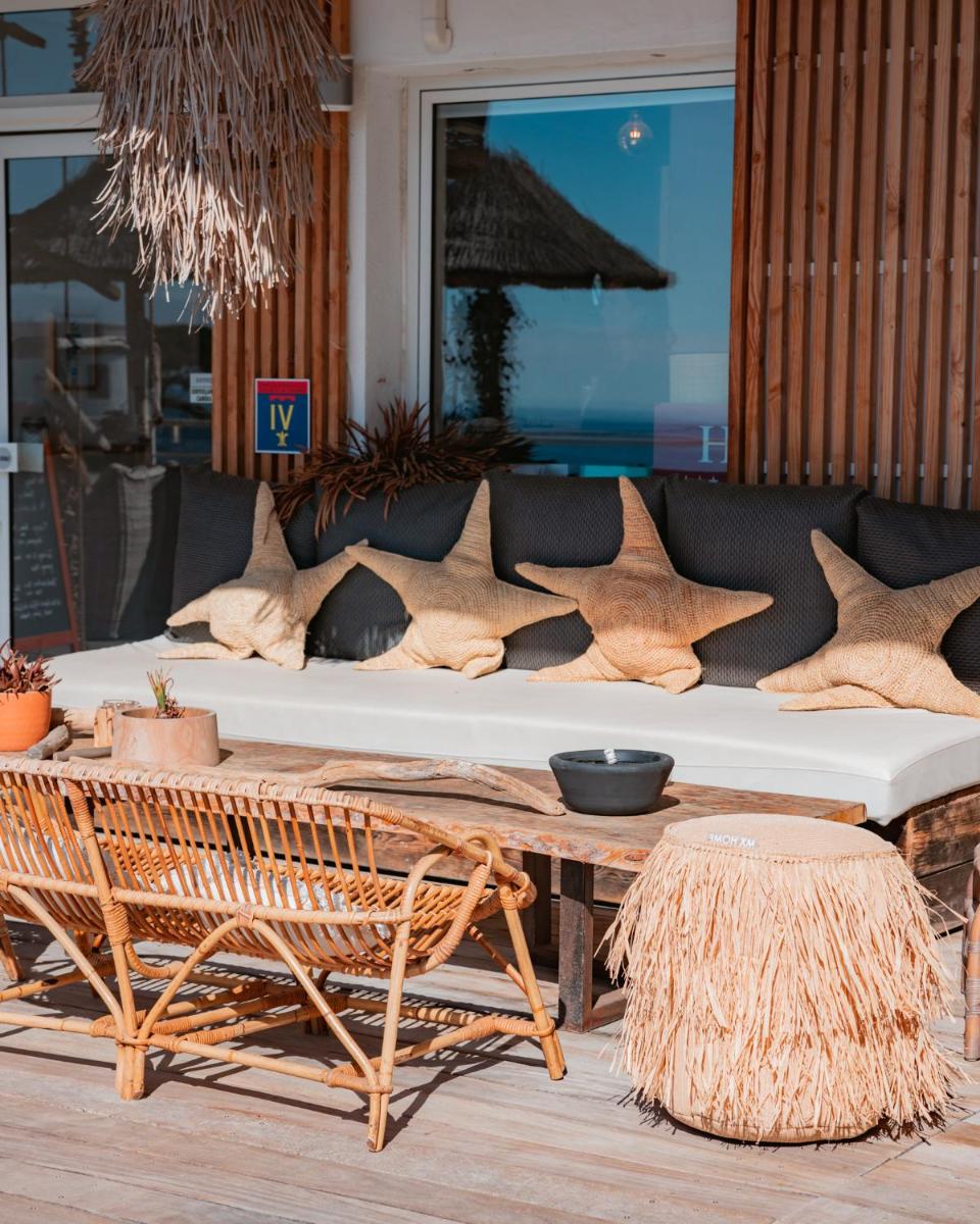 Coin salon dans l'établissement Hotel de La Plage - Mahogany