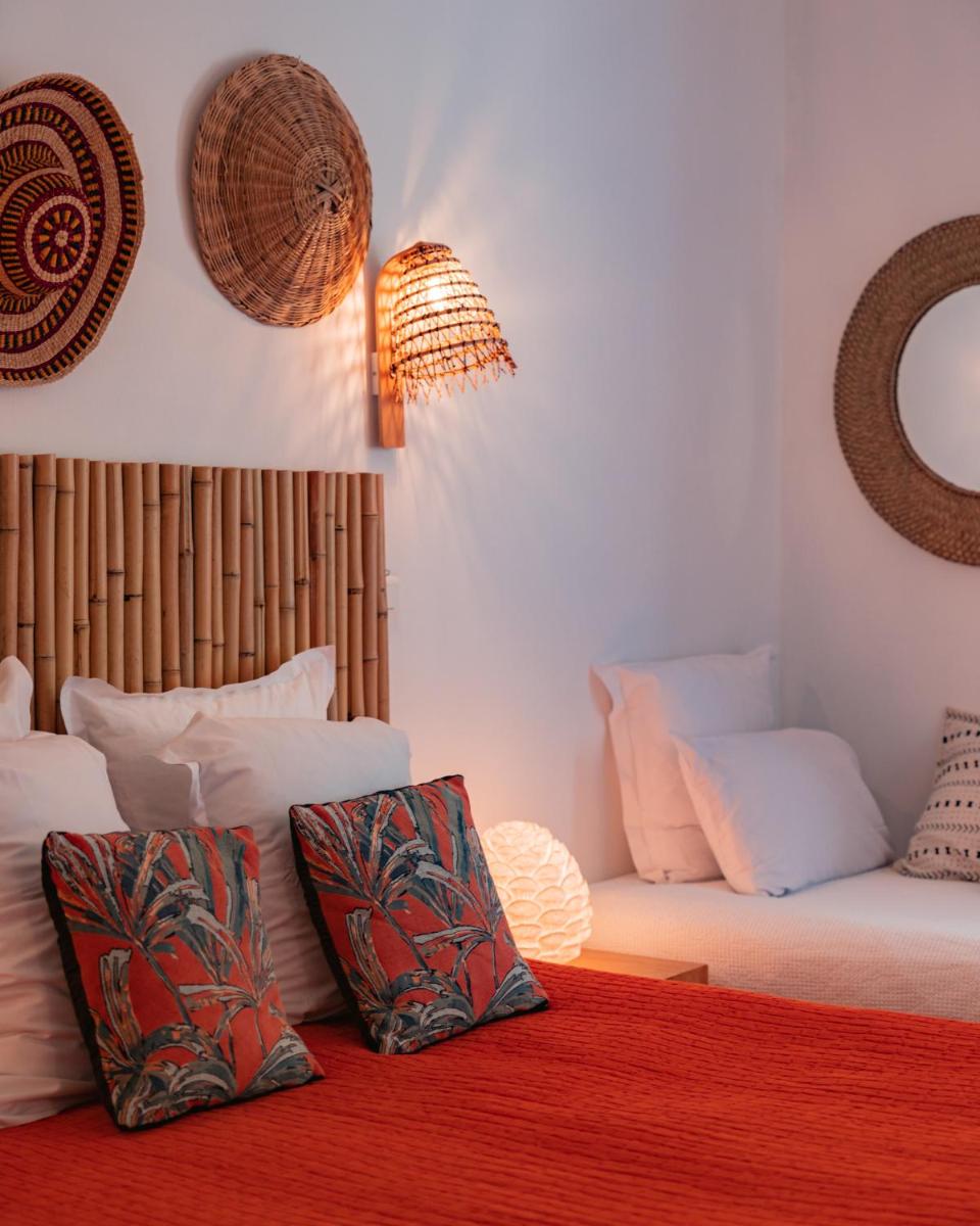 Un ou plusieurs lits dans un hébergement de l'établissement Hotel de La Plage - Mahogany