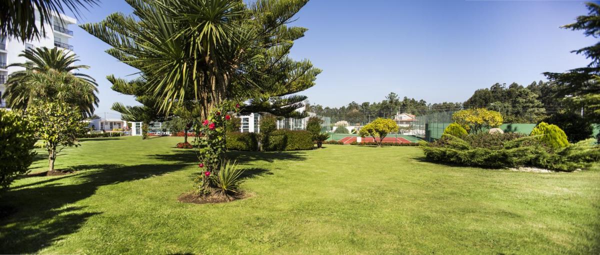 Jardín al aire libre en Nuevo Astur Spa