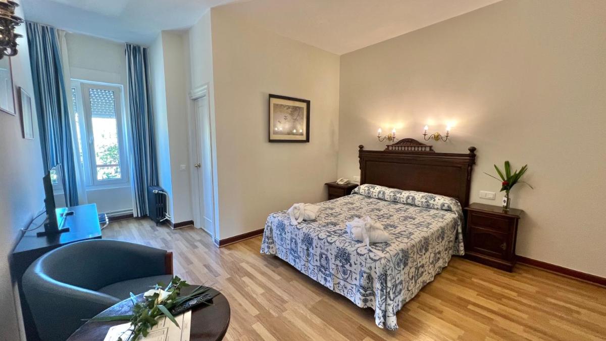 Cama o camas de una habitación en Gran Hotel Balneario de Liérganes