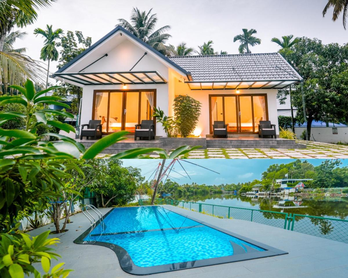 La Riva Lakeside Private Pool Villa Kochi by VOYE HOMES - Housity