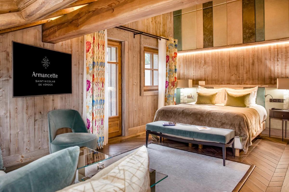 Un ou plusieurs lits dans un hébergement de l'établissement Armancette - The Leading Hotels of the World