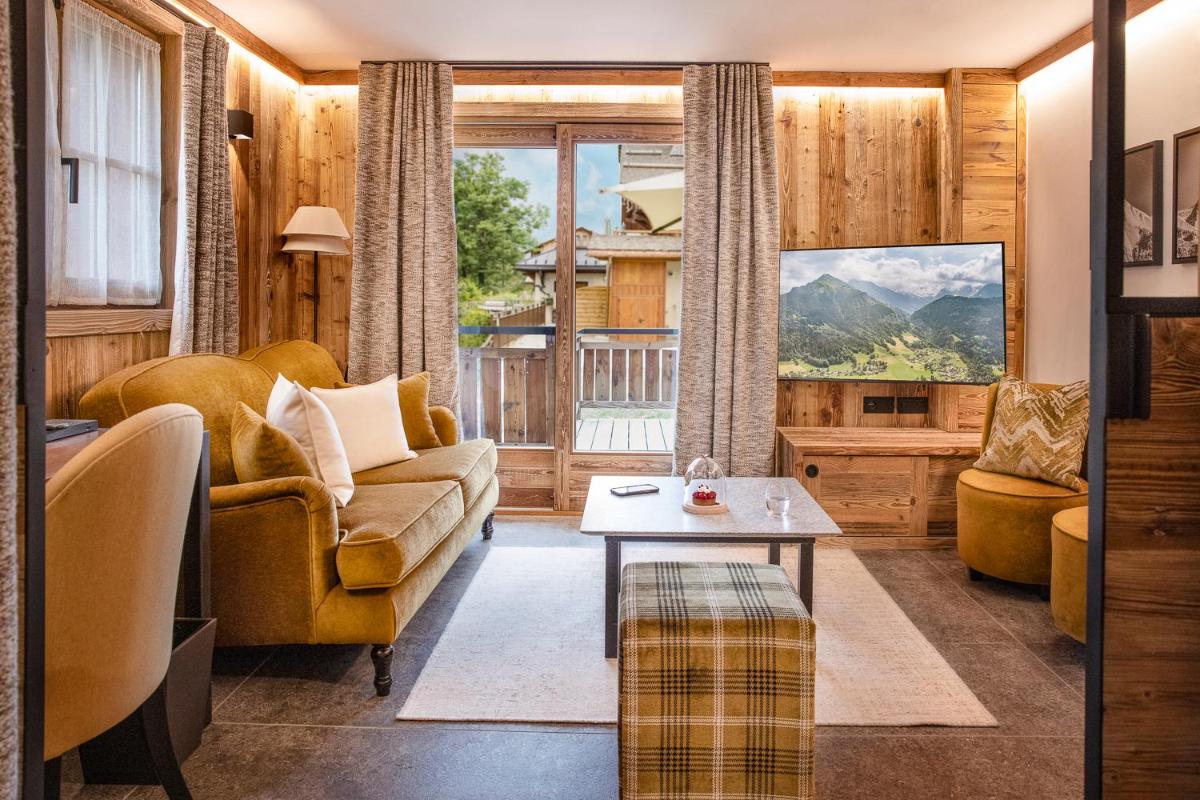 Vue générale sur la montagne ou vue sur la montagne depuis l'hôtel